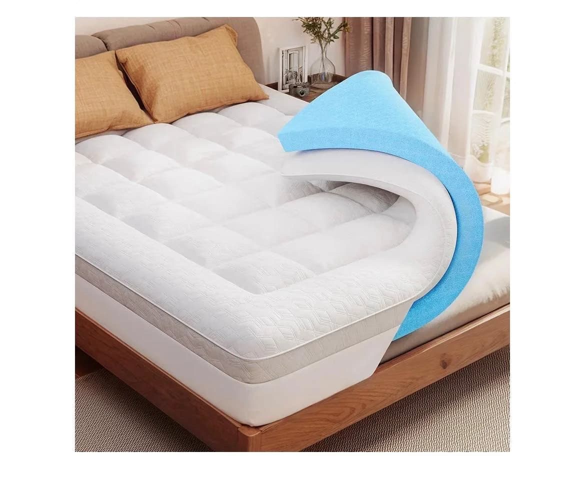 UE Premium Gel Memory Foam Topper H2 10 cm Bambusbezug - Bild 2