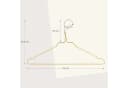 RSR Hangers Drahtkleiderbügel Metall Hemdenbügel Blusenbügel Gold, 100-tlg. Bild 1