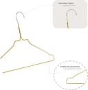 RSR Hangers Drahtkleiderbügel Metall Hemdenbügel Blusenbügel Gold, 100-tlg. Bild 3