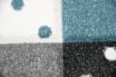Carpetia Kinderteppich Stern Mond Blau Türkis 3D Optik Bild 4