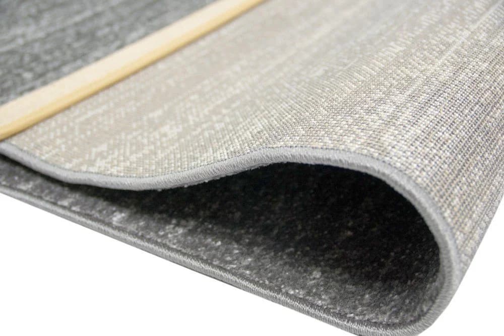 Carpetia Wohnzimmerteppich Kurzflor Anthrazit - Bild 5