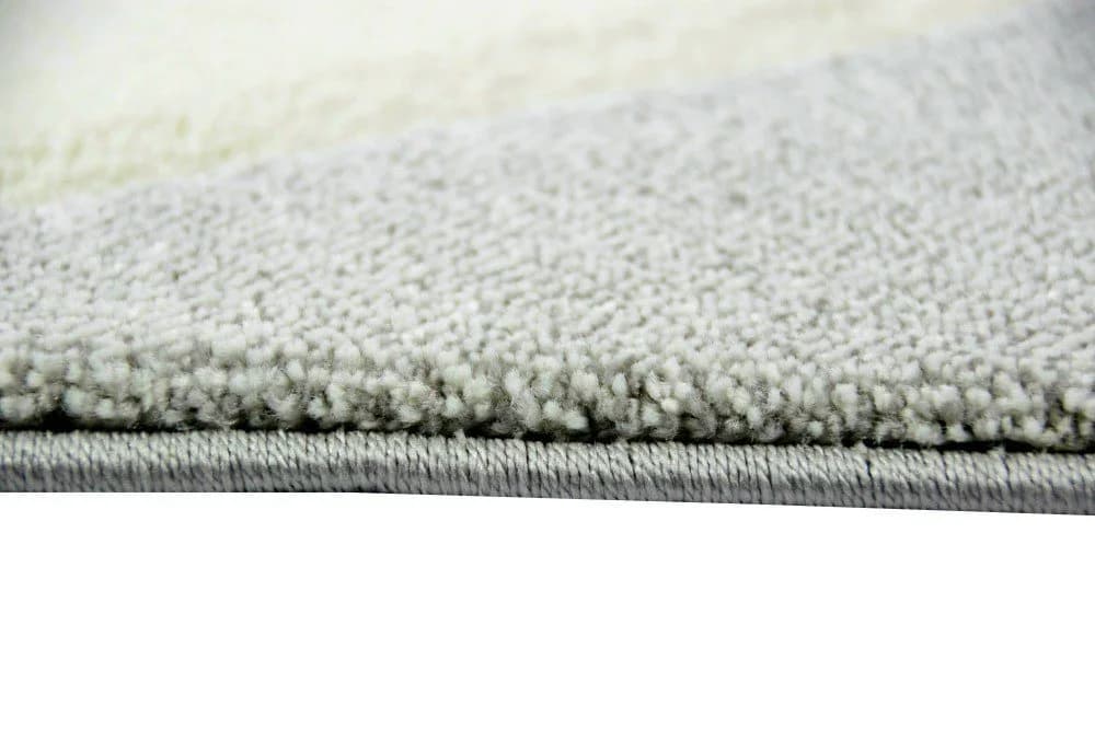 Carpetia Teppich Dreieck Rosa Grau Creme Kurzflor - Bild 5