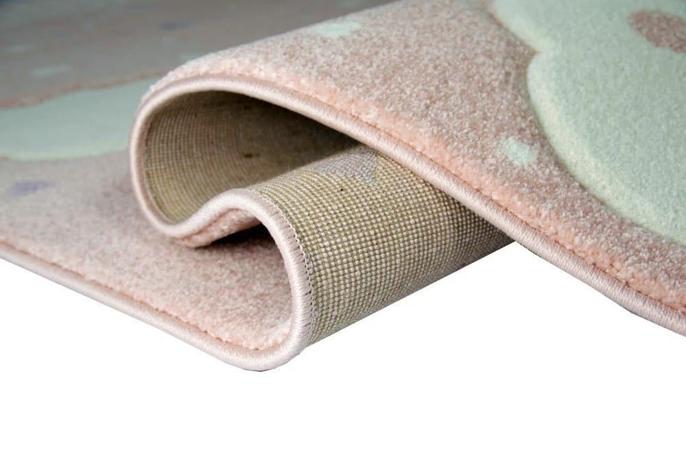 Carpetia Kinderteppich Wolken Rosa, Rechteckig, 13 mm - Bild 5
