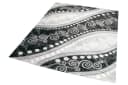 Carpetia Teppich Modern Ornamente mit Glitzer Grau Schwarz Creme Rechteckig Bild 1