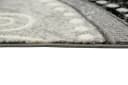 Carpetia Teppich Modern Ornamente mit Glitzer Grau Schwarz Creme Rechteckig Bild 5