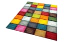 Carpetia Teppich Modern Karo Bunt Gelb Rot Blau Grün Bild 1