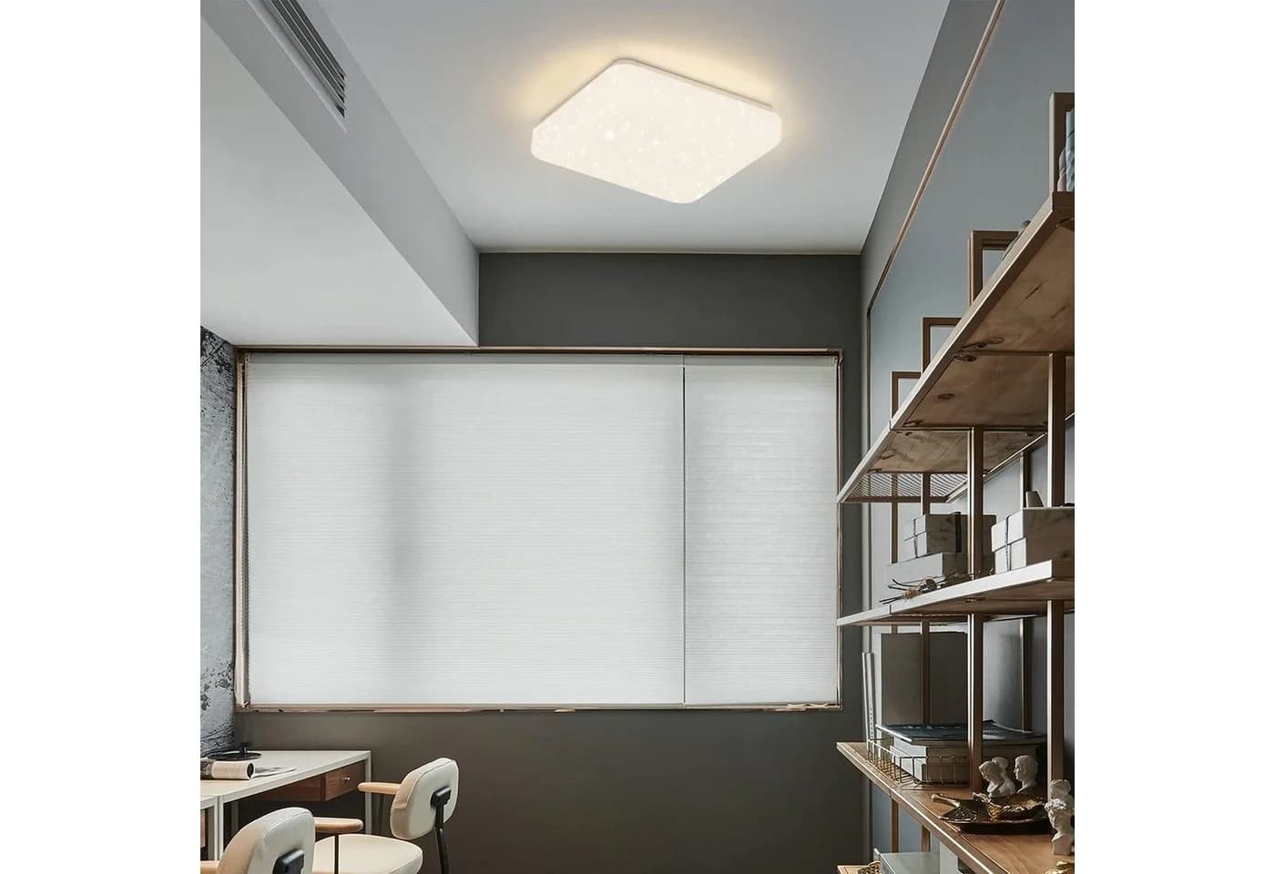 ZMH LED Deckenleuchte Wohnzimmer Modern 21CM Sternenhimmel