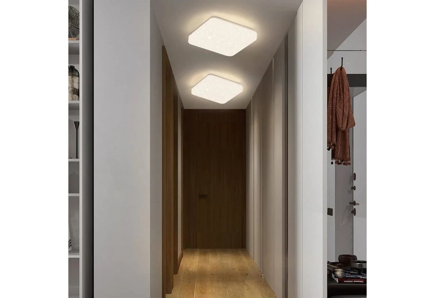 ZMH LED Deckenleuchte Wohnzimmer Modern 21CM Sternenhimmel - Bild 3