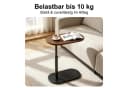 SURFOU Beistelltisch C-Form Höhenverstellbar 40-80 cm Bild 1