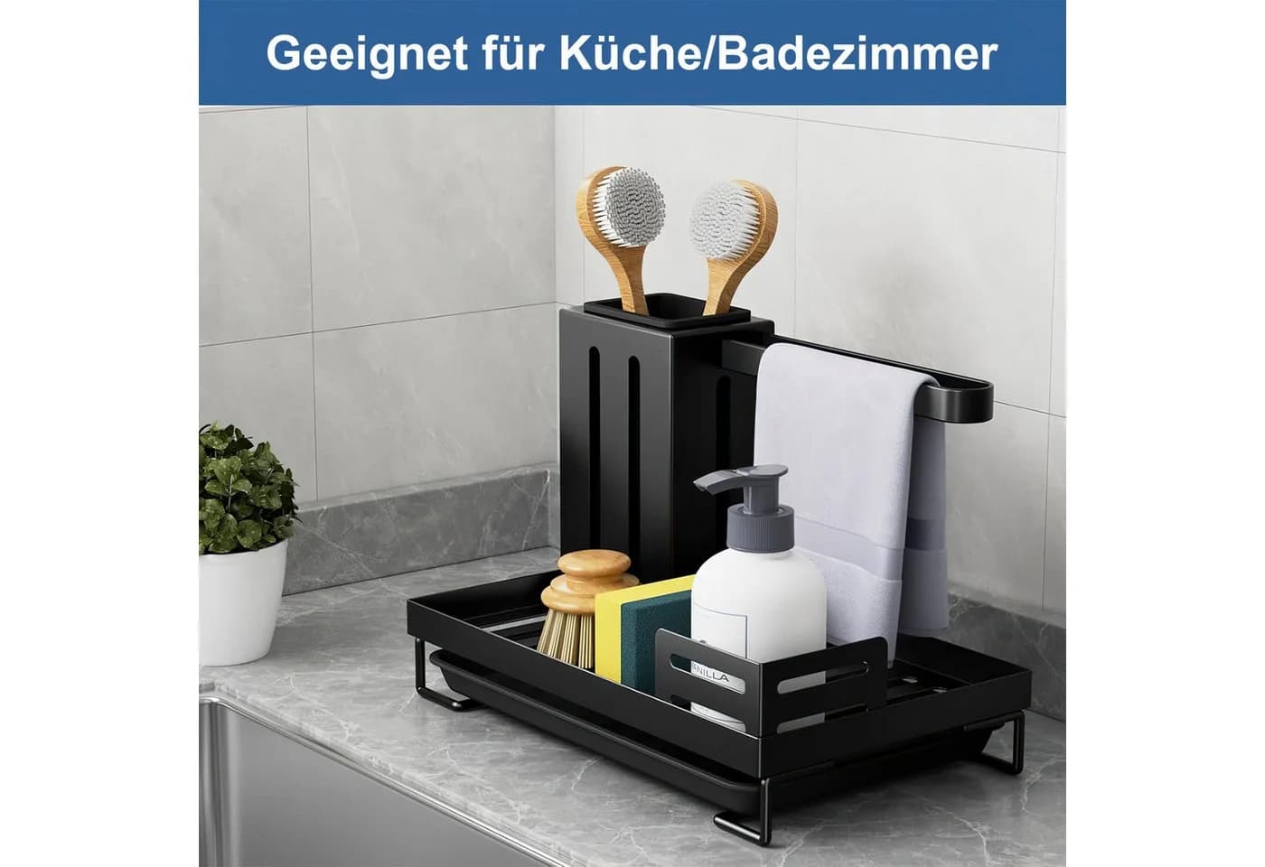 Küchenorganizer-Set aus Verdicktem Stahl - Bild 3