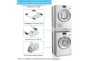 Refined Living Waschmaschinenuntergestell Universal Stahl Weiß Bild 3