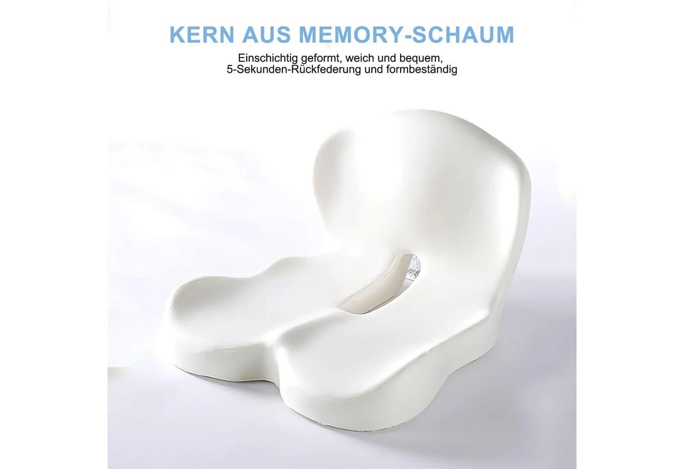 Refined Living Sitzkissen Ergonomisch Bürostuhl Orthopädisch Memory-Schaum - Bild 3