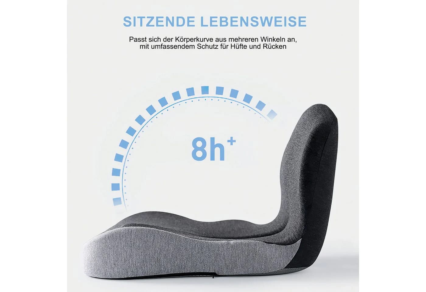 Refined Living Sitzkissen Ergonomisch Bürostuhl Orthopädisch Memory-Schaum - Bild 4