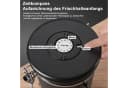 Refined Living Kaffeedose 2800 ml Luftdicht Edelstahl Schwarz Bild 5