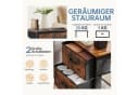 Refined Living Nachttisch 2 Schubladen Braun Metallgestell Bild 3