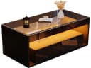 SeedWave Couchtisch Modern LED-Beleuchtung Glasplatte Bild 2