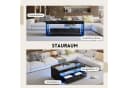 SeedWave Couchtisch Modern LED-Beleuchtung Glasplatte Bild 4