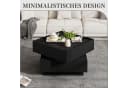 SeedWave Couchtisch Sofatisch 360° Drehbar Weiß Bild 1