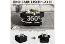 SeedWave Couchtisch Sofatisch 360° Drehbar Weiß Bild 3