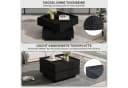 SeedWave Couchtisch Sofatisch 360° Drehbar Weiß Bild 5
