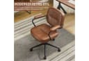 SeedWave Bürostuhl Retro Stil PU-Leder Wippfunktion 125 kg Bild 1