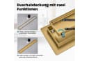 SaniteModar Duschrinne Gold Befliesbar Edelstahl Extra Flach Bild 1