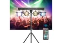 ZonQoonz Discolicht 60W LED-Lichtshow-Set Schwarz mit Halterung und Tragetasche Bild 2