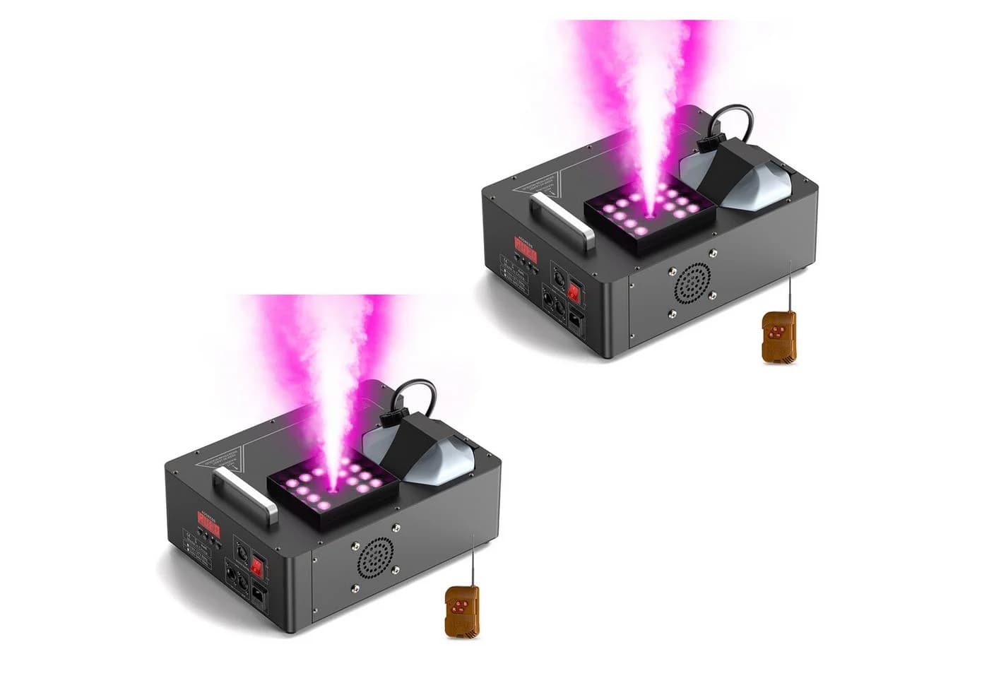 ZonQoonz 1800W Nebelmaschine mit 24 RGB-LEDs & Fernbedienung - Bild 2