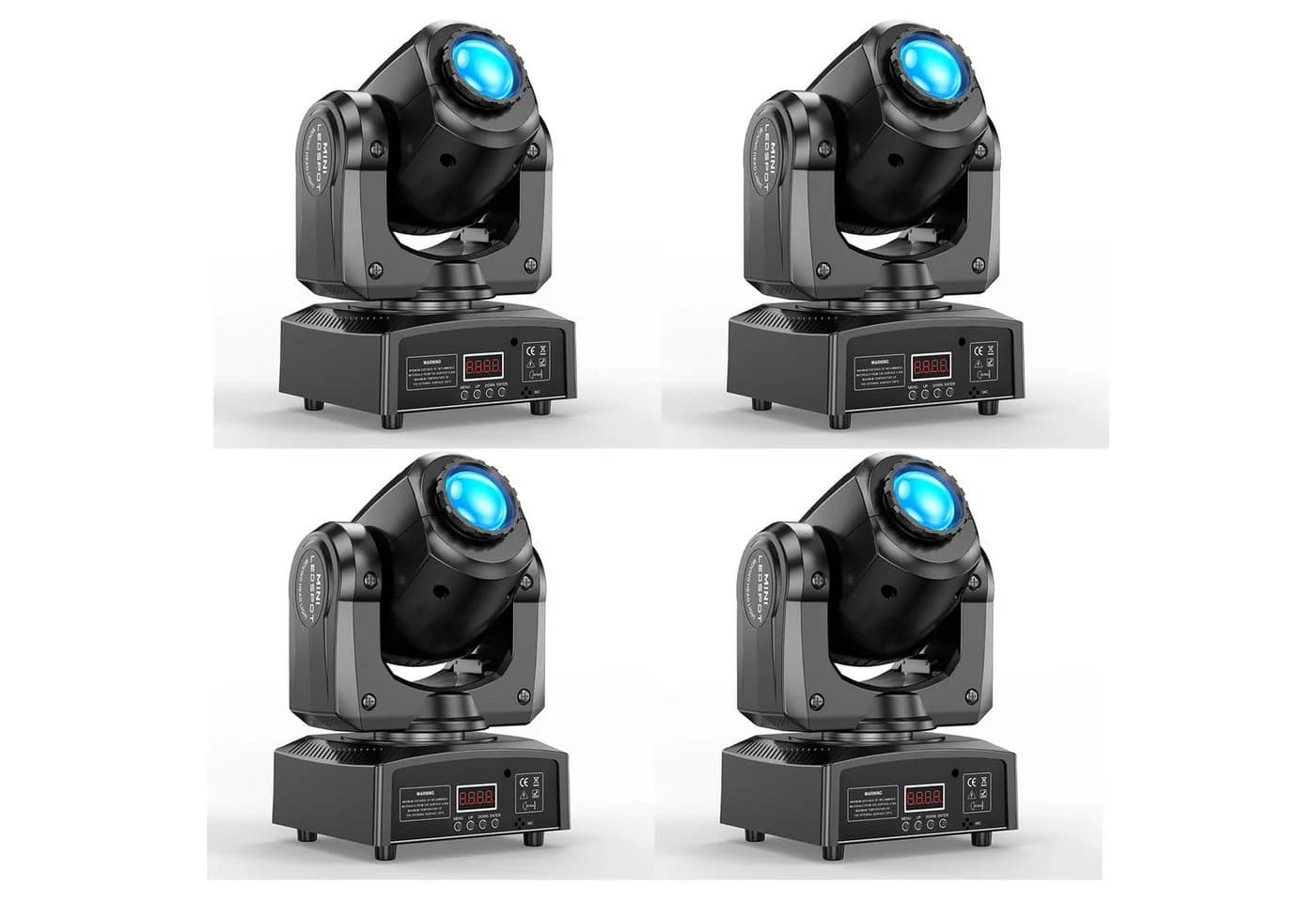 ZonQoonz Discolicht 100W Moving Head Light, Bühnenlicht Gobo Strahl für DJ Party Disco - Bild 2
