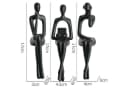 SURFOU Denker Statue 3 Stück Schwarz Abstrakte Kunst Skulptur Bild 5