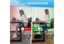 SURFOU Fußstütze Schreibtisch Fußablage 2 Höhen Verstellbar Ergonomische Footrest Schwarz Bild 1