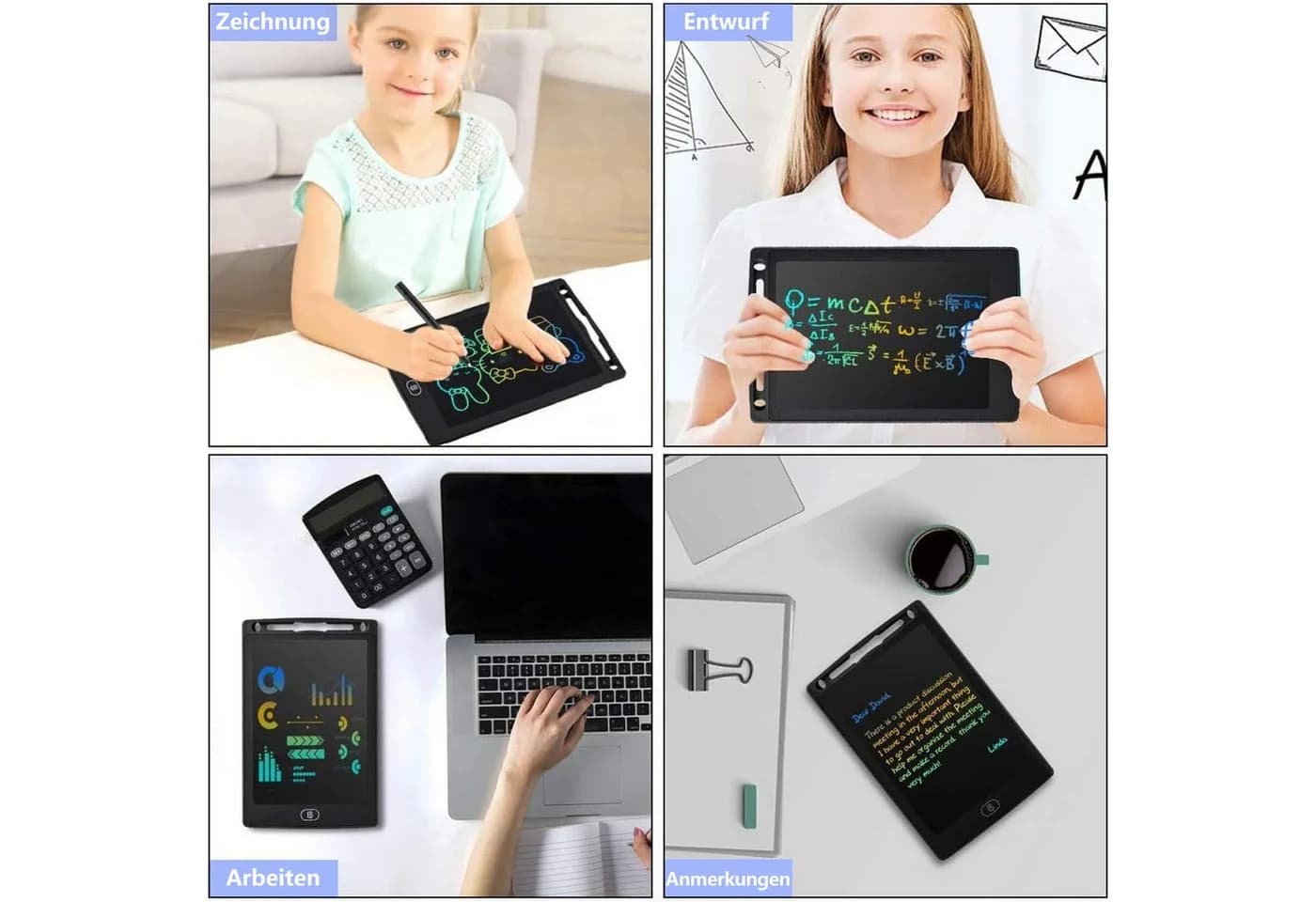 Comfy Mate Zaubertafel 10 Zoll LCD Schreibtafel für Kinder - Bild 3