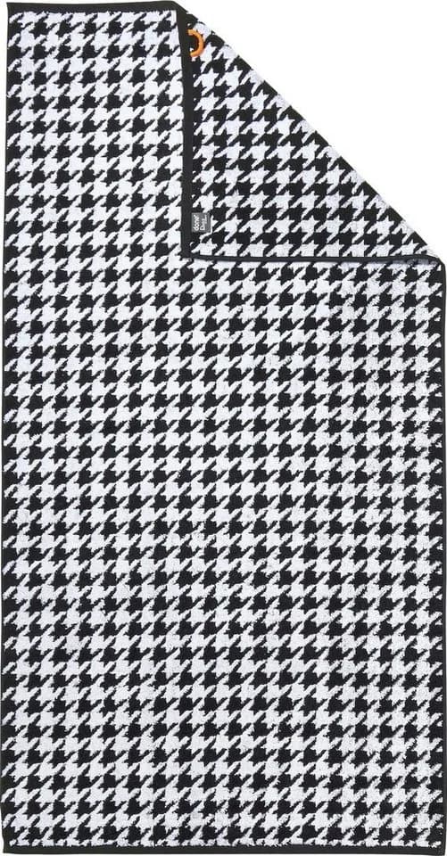 DONE. Duschtuch Daily Shapes Bird Schwarz-Weiß Jacquard - Bild 2