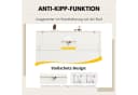 SeedWave Sideboard Modern Grifflos Weiß Bogenförmiges Design Bild 5