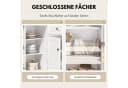 SeedWave Küchenbuffet HolzWeiß mit Viel Stauraum und Schutzgeländern Bild 4