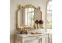 G-LEAF Wandspiegel Gold Barock Bogenform mit Ablage Bild 1