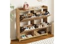 Refined Living Schuhschrank 4-Türen Holzoptik Gold Bild 1