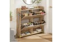 Refined Living Schuhschrank 4-Türen Holzoptik Gold Bild 5