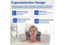 Refined Living Badewannenkissen Grau/Weiß mit 7 Saugnäpfen & 4D-Mesh Bild 1