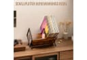 Refined Living Plattenständer Schallplattenregal 80-100 LPs Braun Bild 1