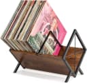 Refined Living Plattenständer Schallplattenregal 80-100 LPs Braun Bild 2