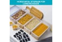 Refined Living Vorratsdose 3.2L 8er Set Transparent/Schwarz Bild 1