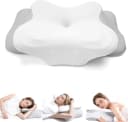 Refined Living Nackenstützkissen Memory-Foam Schmetterlingsform Weiß Bild 2