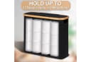 SURFOU Toilettenpapier-Aufbewahrungskorb Bambus 9-12 Rollen Bild 4