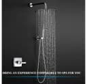 SURFOU Regendusche 30 cm Edelstahl Hochdruck-Duschkopf Bild 5