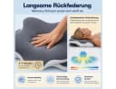 SURFOU Orthopädisches Nackenkissen Memory Foam 2 Höhen Bild 3