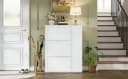 Refined Living Schuhschrank mit Klappen & Tür Weiß Bild 3