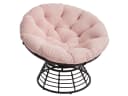 SeedWave Loungesessel Rosa 360° Drehbar Papasan-Sessel Bild 2