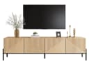 SeedWave Lowboard TV-Schrank Holzoptik 4 Türen Push-to-Open Bild 2