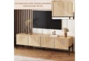SeedWave Lowboard TV-Schrank Holzoptik 4 Türen Push-to-Open Bild 3